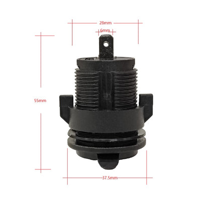Cigarette Lighter Socket Dimensions