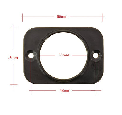 Cigarette Lighter Socket Panel Dimensions