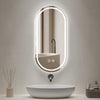 Bathroom Mirror with LED light, 3 Color Temperatures Adjustable, Defog 600x900 Smart Mirror (HM1010) - HOMALL