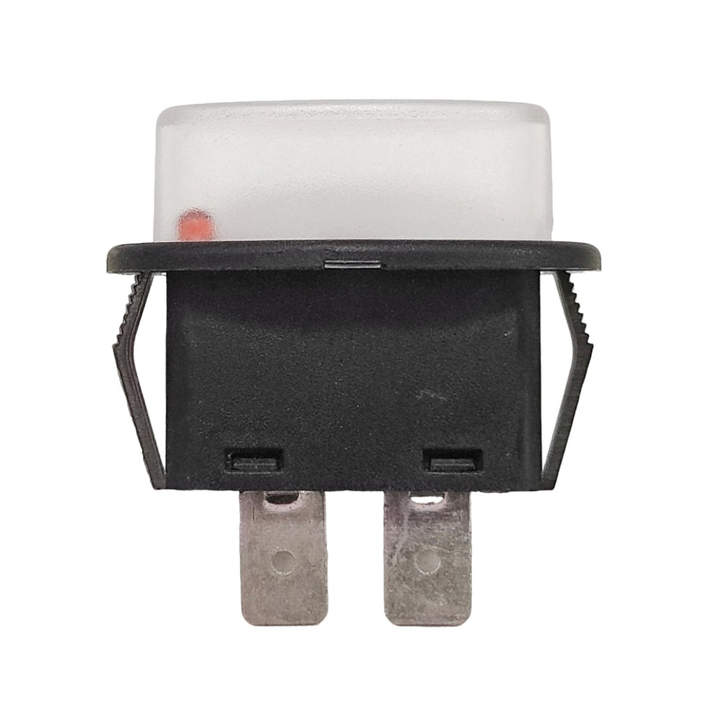 2x Standard Blade Fuse Holder Panel Mount LED Pilot Light 12/24V Auto Marine (R3-67) - HOMALL