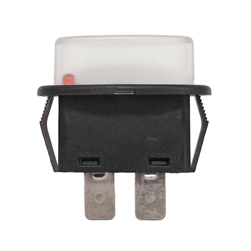 2x Standard Blade Fuse Holder Panel Mount LED Pilot Light 12/24V Auto Marine (R3-67) - HOMALL