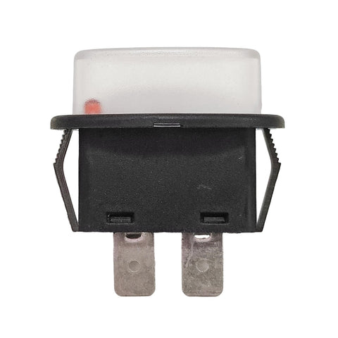 2x Standard Blade Fuse Holder Panel Mount LED Pilot Light 12/24V Auto Marine (R3-67) - HOMALL