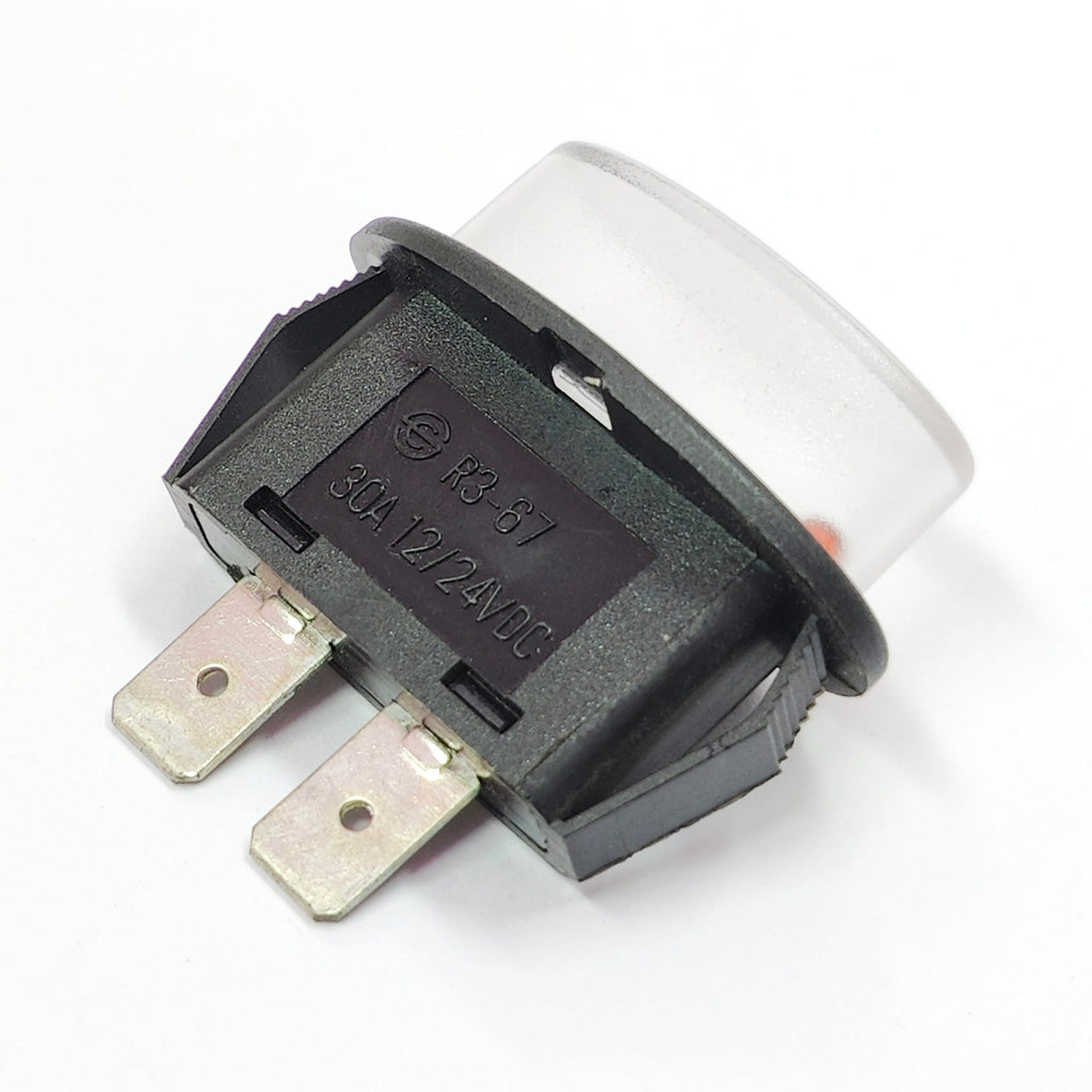 2x Standard Blade Fuse Holder Panel Mount LED Pilot Light 12/24V Auto Marine (R3-67) - HOMALL