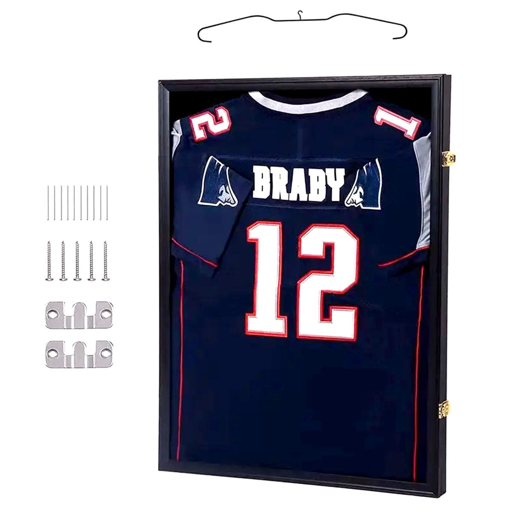 Sport Jersey Frame Display Frame 80x60cm – Black Modern Square Profile