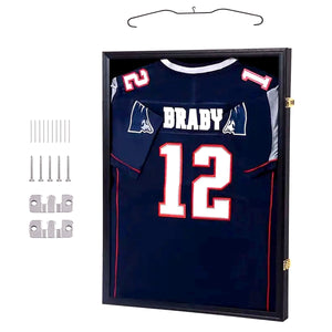 Sport Jersey Frame Display Frame 80x60cm – Black Modern Square Profile