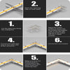 5X LED Strip Light 8MM 90 Degree Elbow Joiner LED Connector - HOMALL