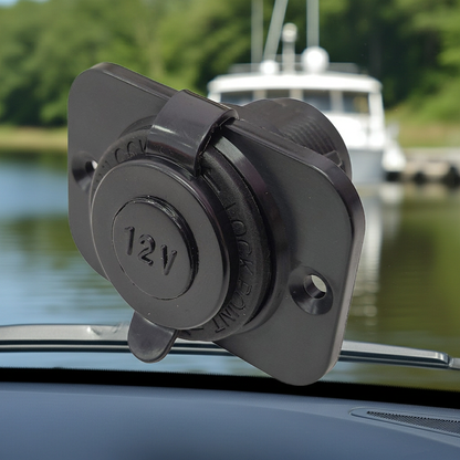 2x Dustproof Cigarette Lighter Socket 12V Accessories Socket Waterproof (A13-142)