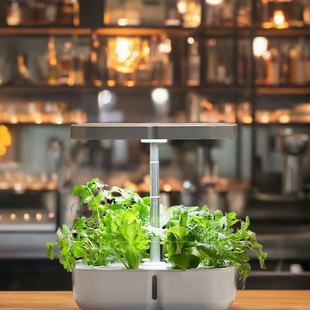 Farmtek Indoor Desktop Hydroponic System Kit Adjustable LED Grow Lights (DT8)