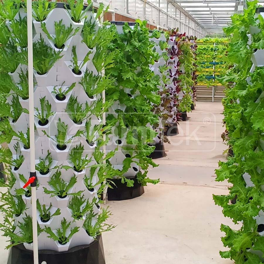 Farmtek Hydroponic Tower Vertical Farming Aeroponic Tower (HT864)
